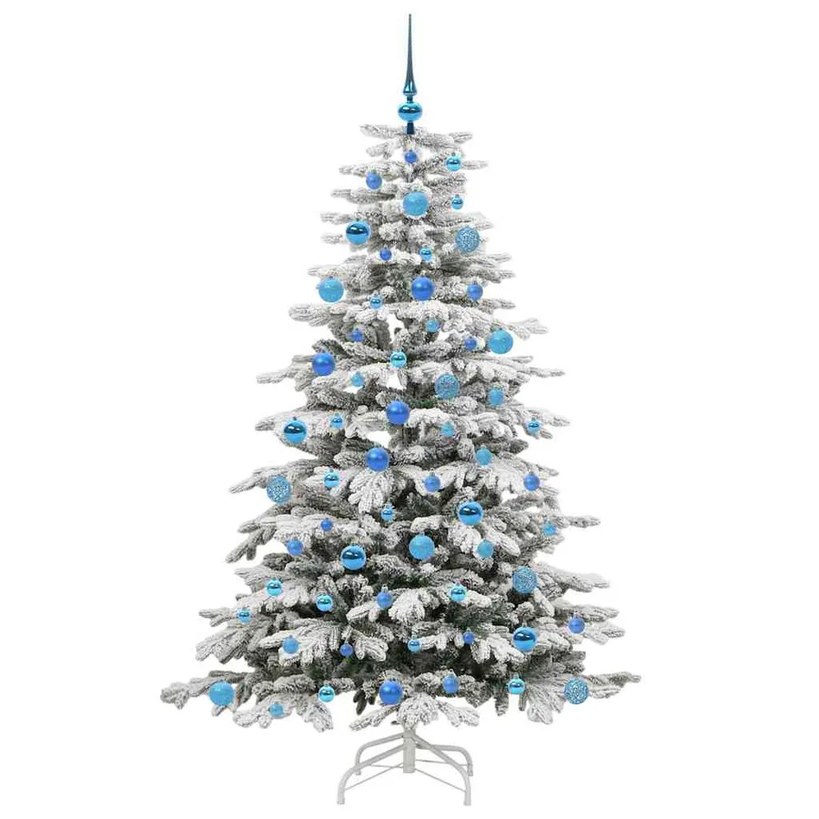 Sapin de Noël Artificiel à Branches Articulées Blanc 180 cm - 4