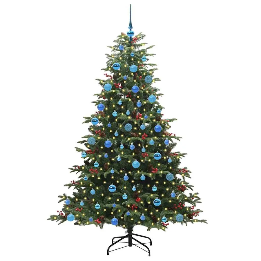 Sapin de Noël artificiel Vert 180 cm PVC, métal et plastique - 3