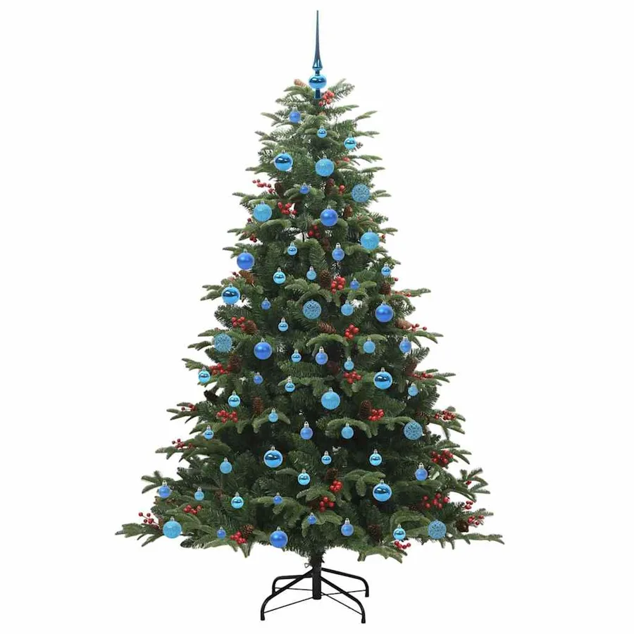 Sapin de Noël artificiel Vert 180 cm PVC, métal et plastique - 4