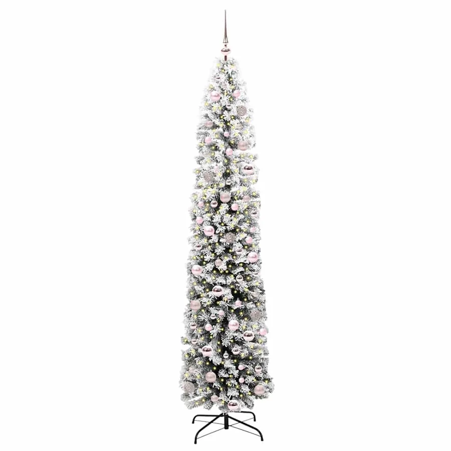 Sapin de Noël artificiel Vert 210 cm PVC et acier et plastique - 3