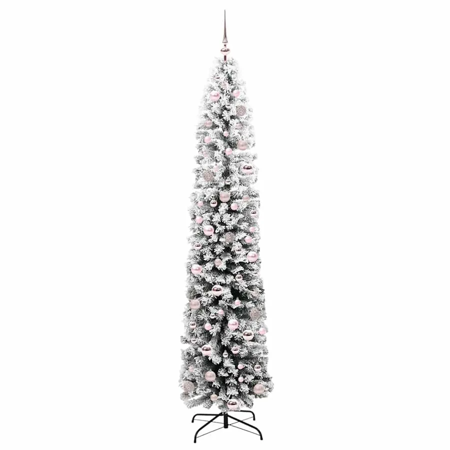 Sapin de Noël artificiel Vert 210 cm PVC et acier et plastique - 4