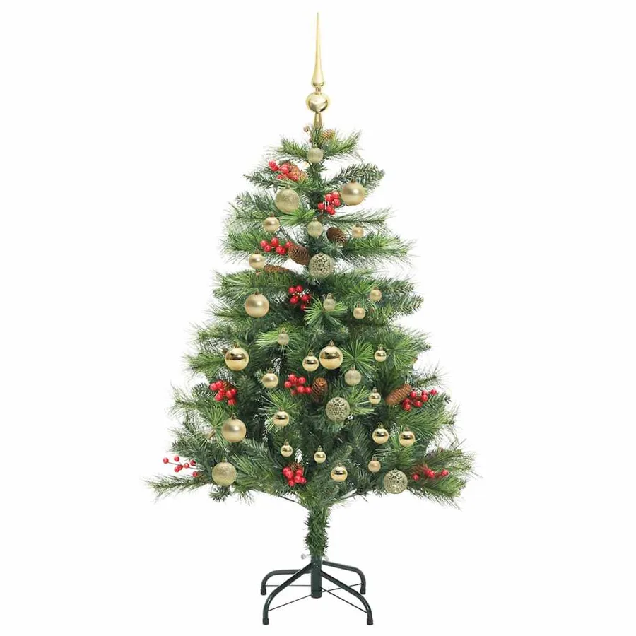 Sapin de Noël artificiel Vert 150 cm PVC et métal - 4