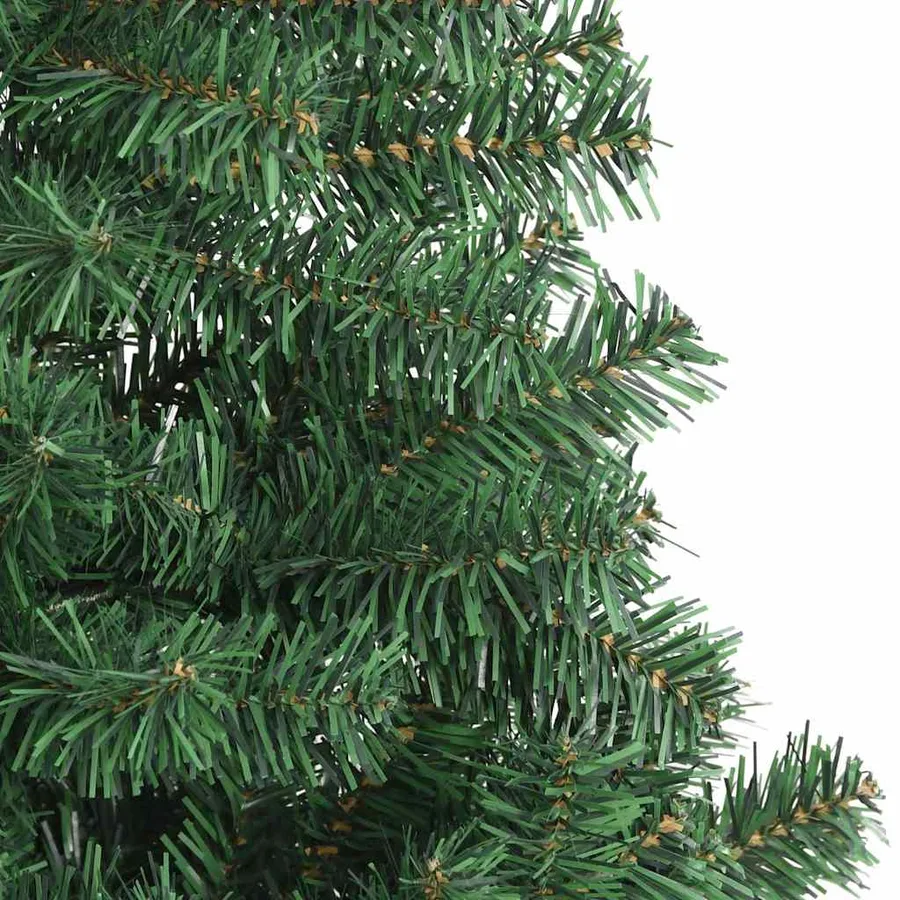 Sapin de Noël avec 150 LED avec support Vert 120 cm PVC - 10
