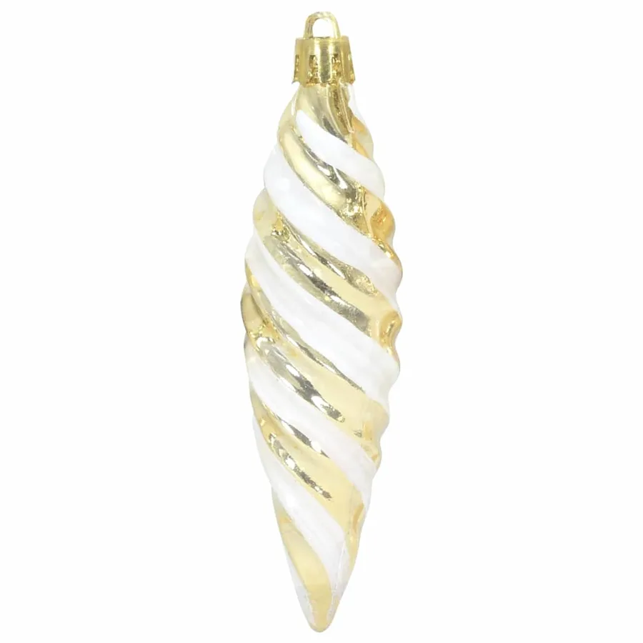 Boule en forme de spirale de Noël 40 pcs Doré Plastique - 4