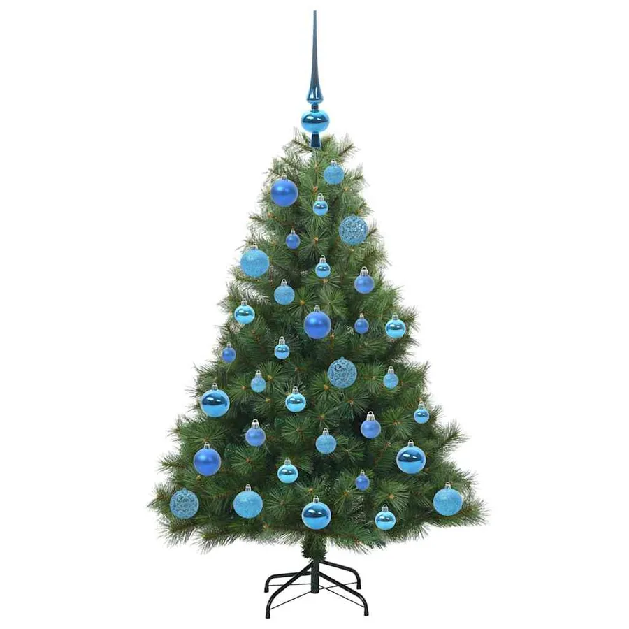 Sapin de Noël artificiel avec 150 LED Vert 120 cm PE et PVC - 4