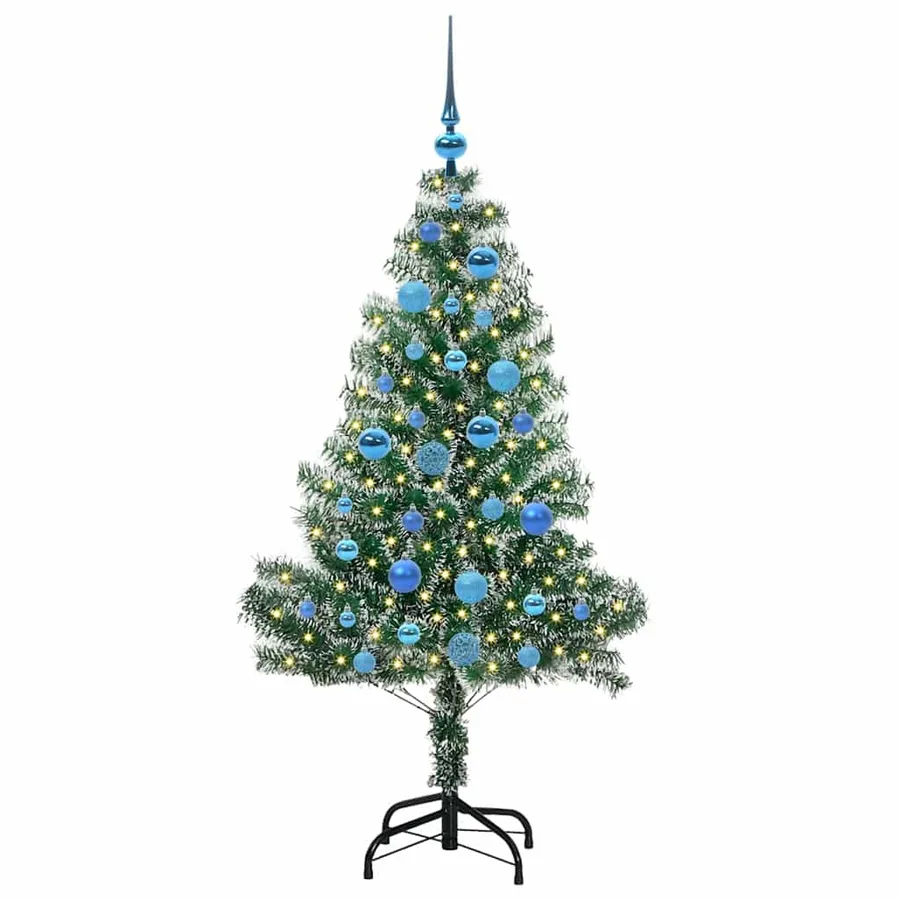 Arbre de Noël artificiel floconné de neige avec lumière LED - 3