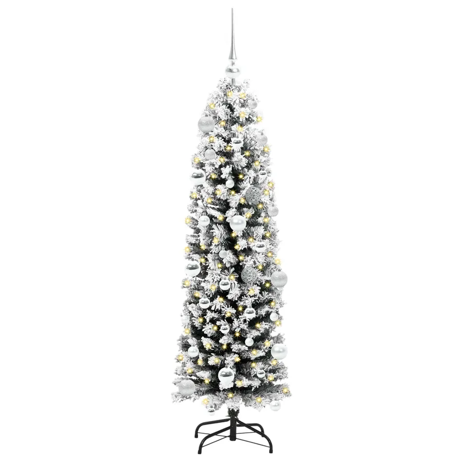 Sapin de Noël artificiel Vert 150 cm PVC et acier et plastique - 3