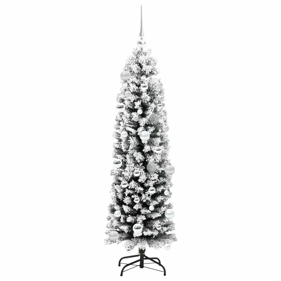 Sapin de Noël artificiel Vert 150 cm PVC et acier et plastique - 4