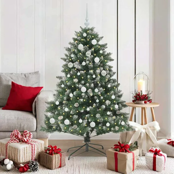 Sapin de Noël artificiel Vert 150 cm PVC, plastique et acier