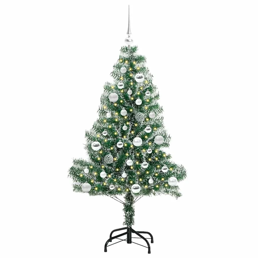 Arbre de Noël artificiel floconné de neige avec lumière LED - 3