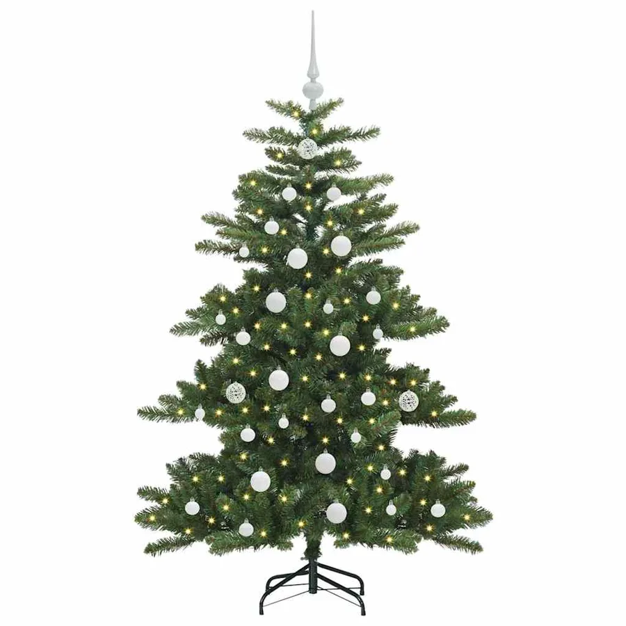 Sapin de Noël Artificiel à Branches Articulées Vert 150 cm - 3