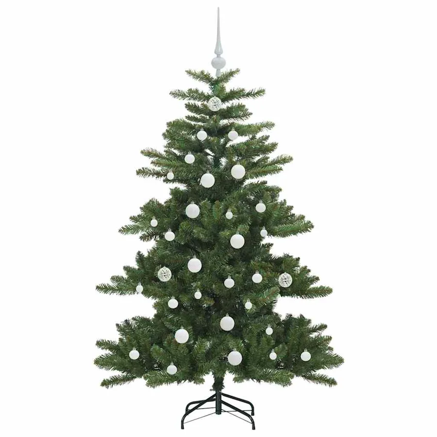 Sapin de Noël Artificiel à Branches Articulées Vert 150 cm - 4