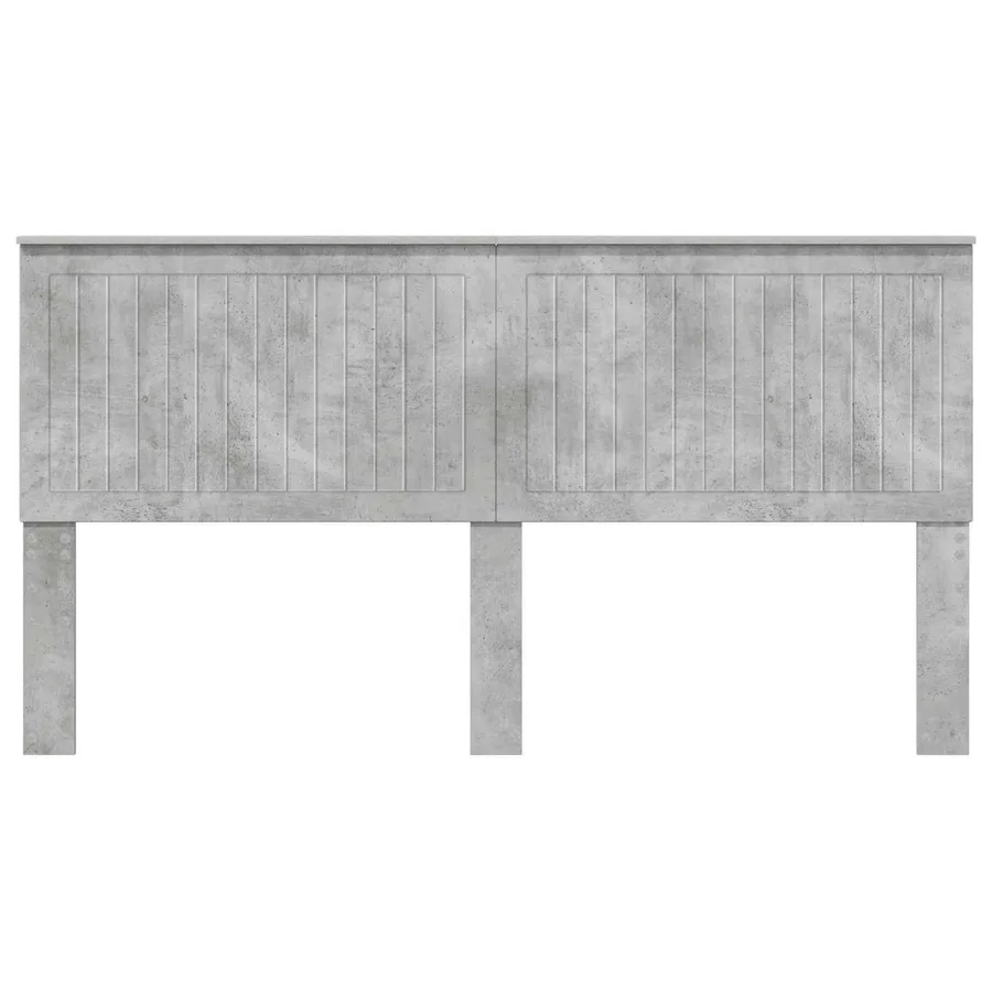 Tête de lit Gris béton 180 cm Bois d'ingénierie - 4