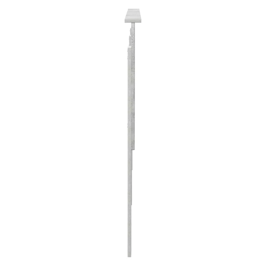 Tête de lit Gris béton 180 cm Bois d'ingénierie - 5