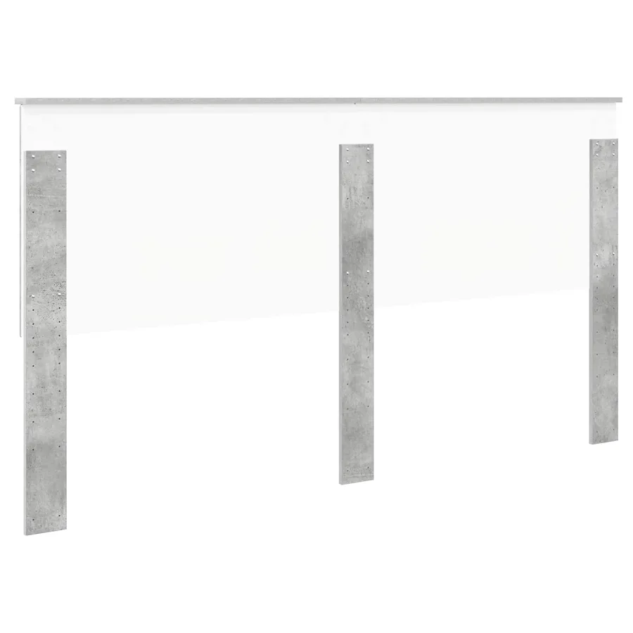 Tête de lit Gris béton 180 cm Bois d'ingénierie - 6
