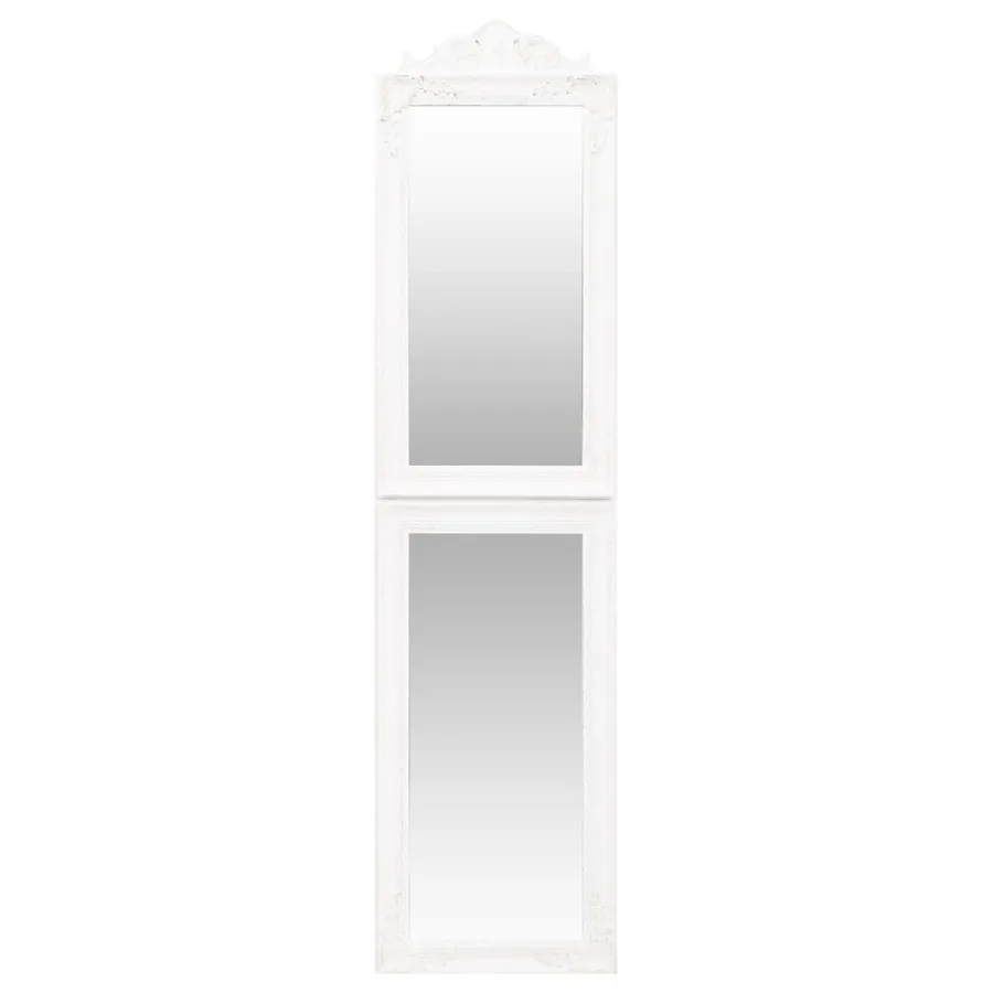 Miroir sur pied Blanc 45x180 cm - 3