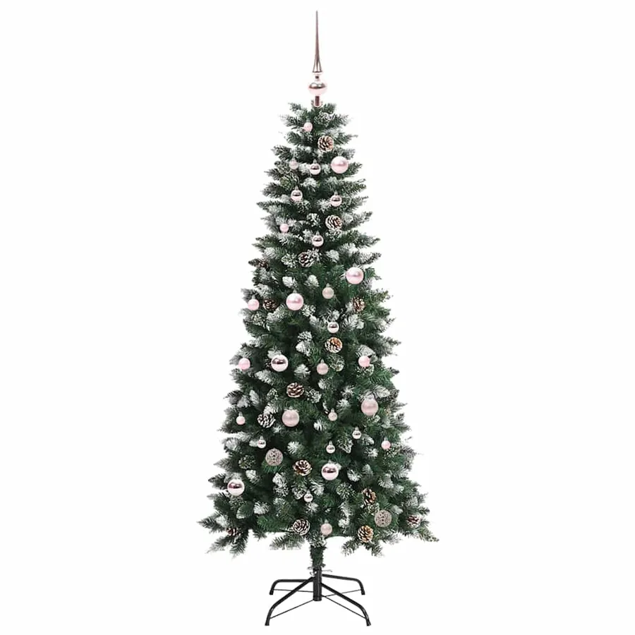 Sapin de Noël artificiel Vert 150 cm PVC, plastique et acier - 3