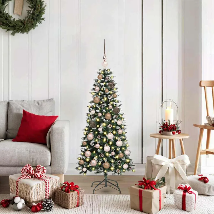 Sapin de Noël artificiel Vert 120 cm PVC, plastique et acier