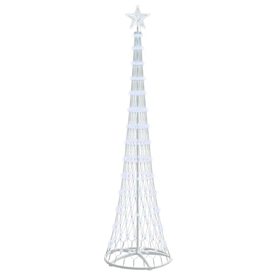 Arbre de Noël LED avec 290 LED Blanc froid 250 cm Métal - 2