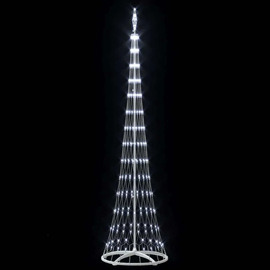 Arbre de Noël LED avec 290 LED Blanc froid 250 cm Métal - 5