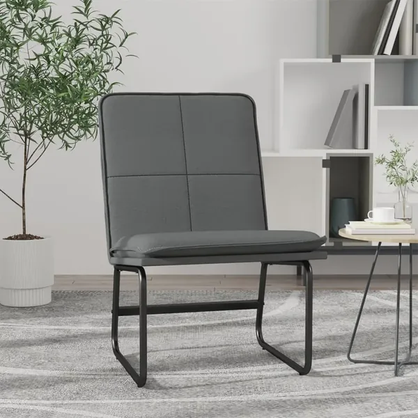 Chaise longue Gris 54x75x76 cm Similicuir