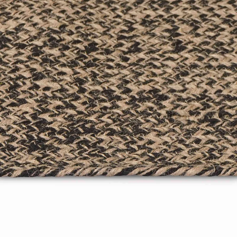 Tapis de surface Noir 205 x 305 cm Jute - 5