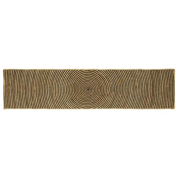 Tapis de surface Noir 60 x 200 cm Jute