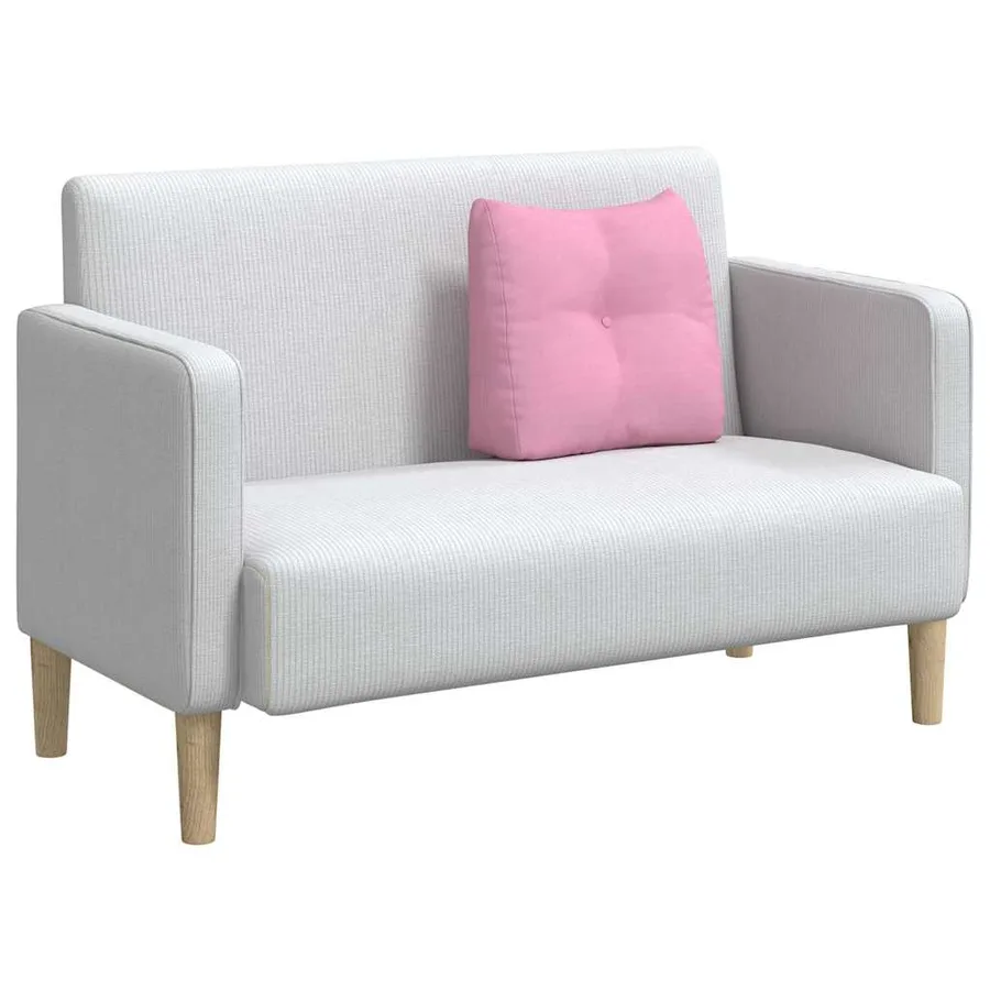 Coussin de Dos Rose 45 x 24 x 50 cm tissu - 3