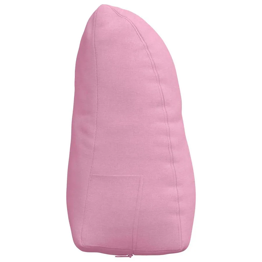 Coussin de Dos Rose 45 x 24 x 50 cm tissu - 7