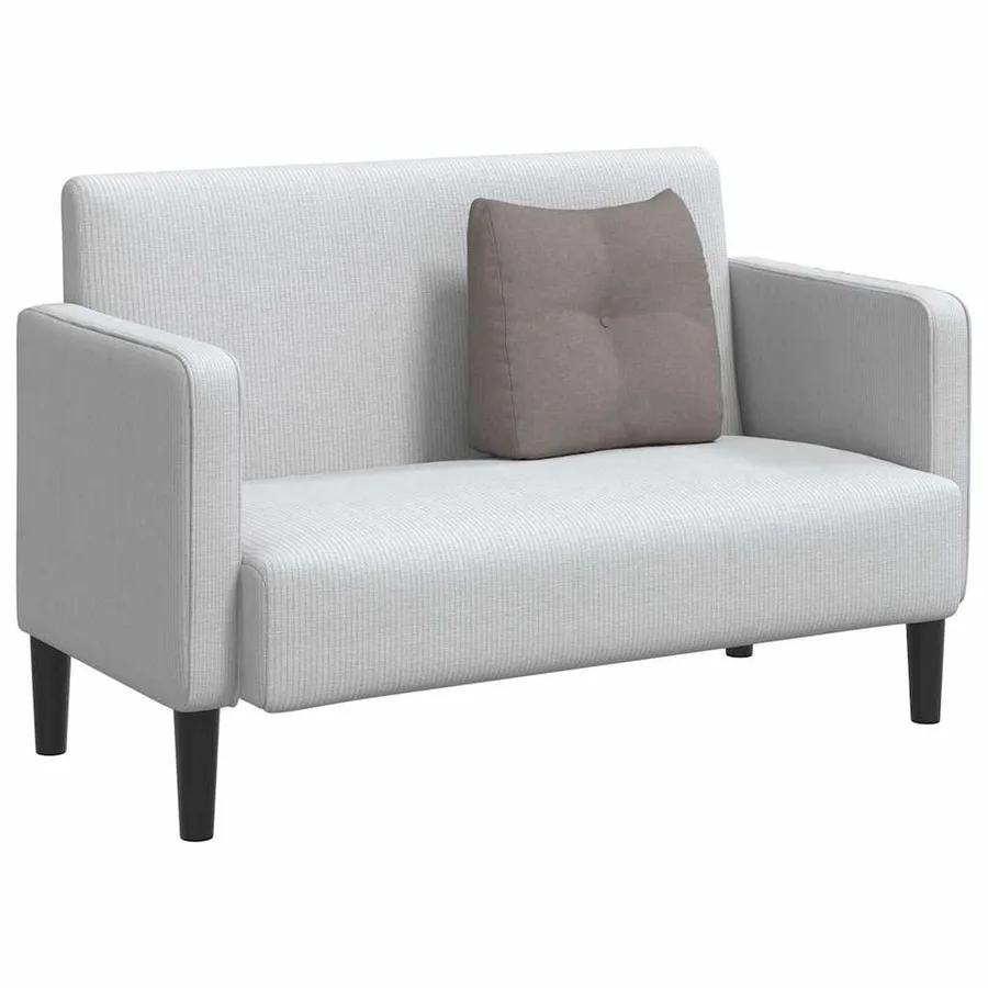 Coussin de Dos Taupe 45 x 24 x 50 cm tissu - 3
