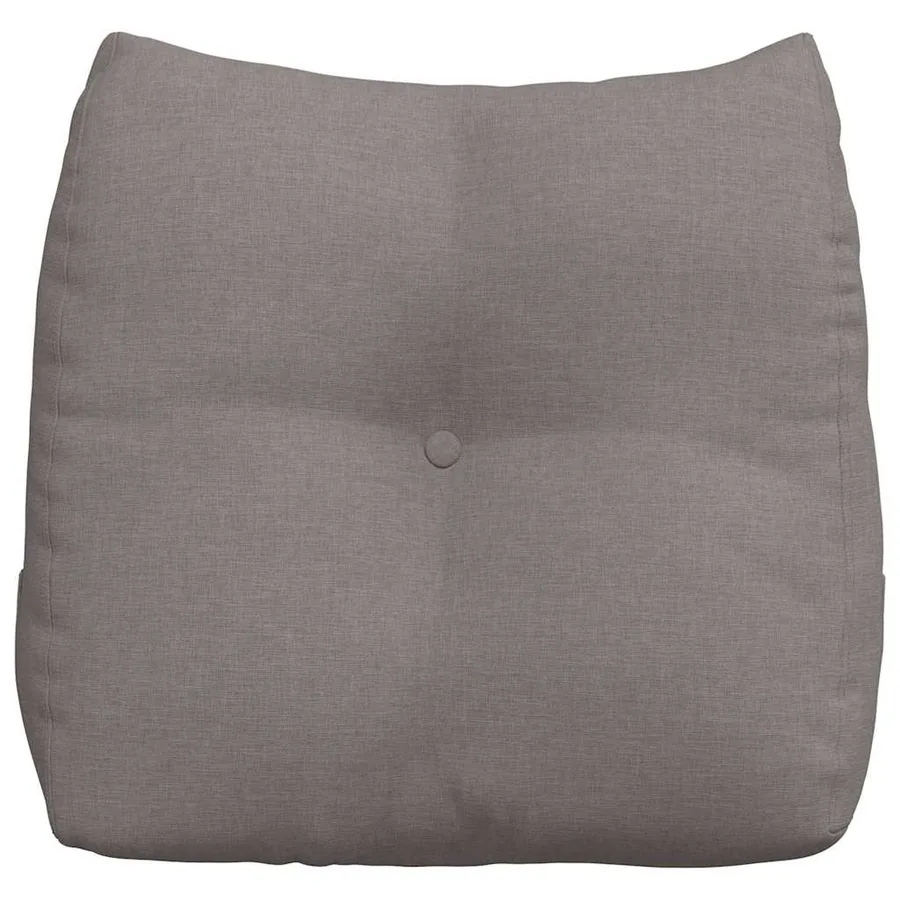 Coussin de Dos Taupe 45 x 24 x 50 cm tissu - 6