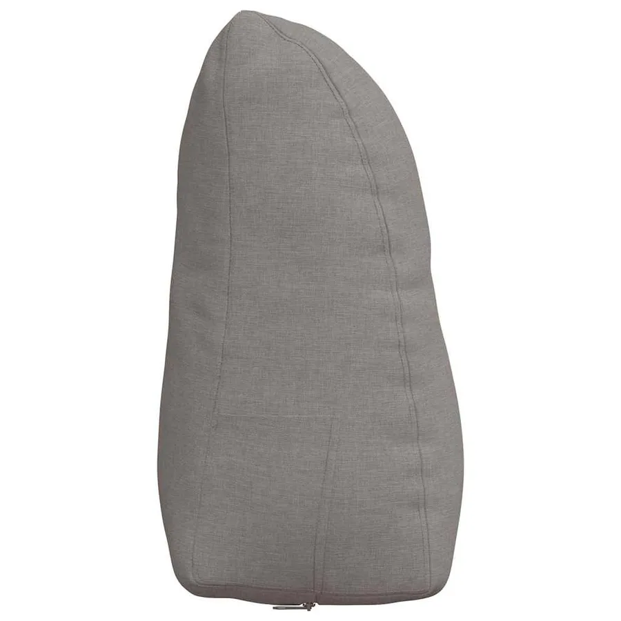 Coussin de Dos Taupe 45 x 24 x 50 cm tissu - 7
