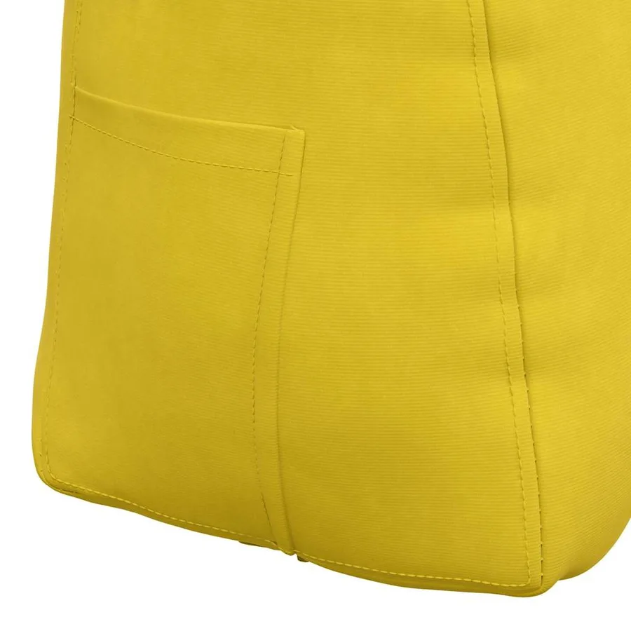 Coussin de Dos Jaune 60 x 24 x 50 cm Velours - 9