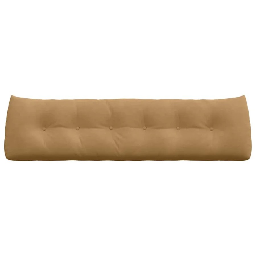 Coussin de Dos Marron 180 x 24 x 50 cm Velours - 6