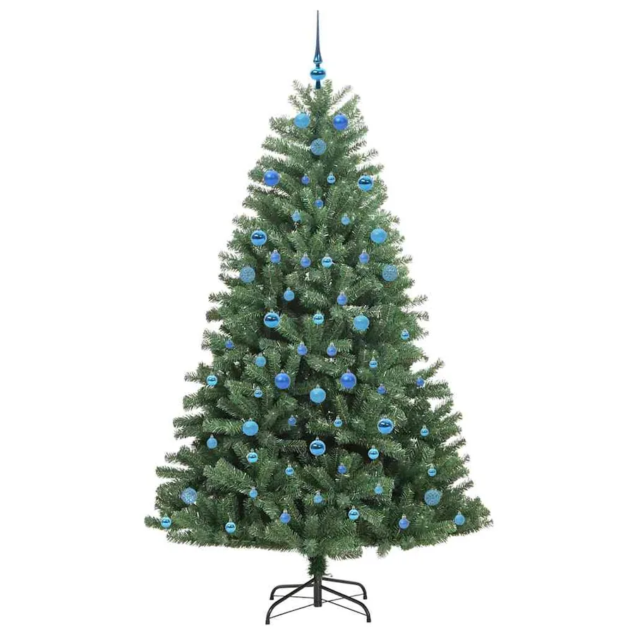 Sapin de Noël Artificiel à Branches Articulées Vert 210 cm - 4