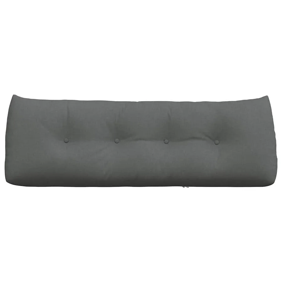 Coussin de Dos Gris foncé 140 x 24 x 50 cm tissu - 6
