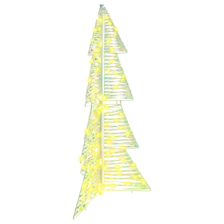 Sapin de Noël avec 100 LED Blanc chaud 120 cm PET - 2