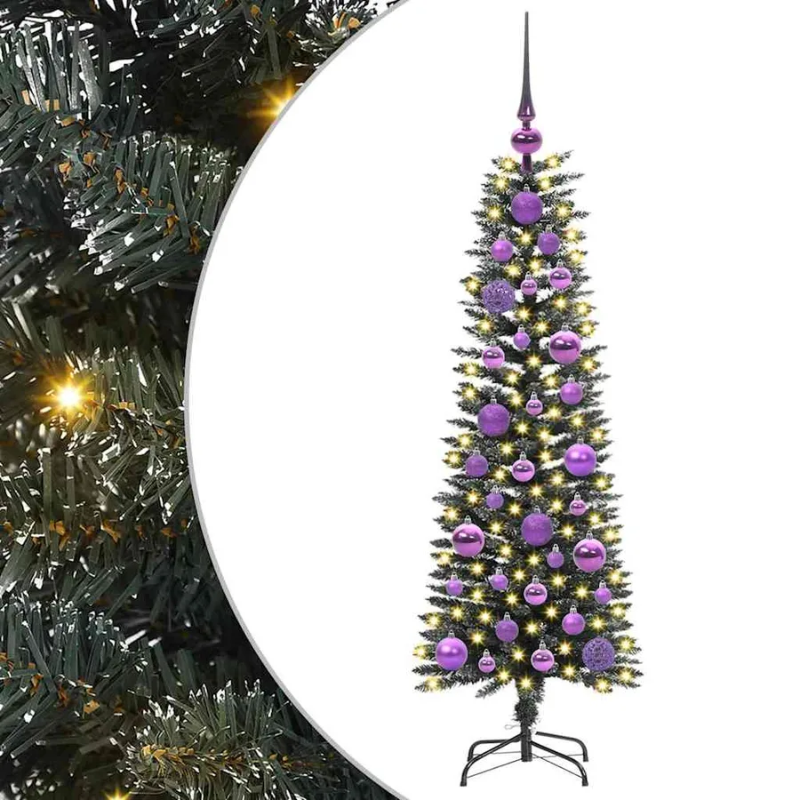 Sapin de Noël artificiel Vert 120 cm PVC, plastique et acier - 2
