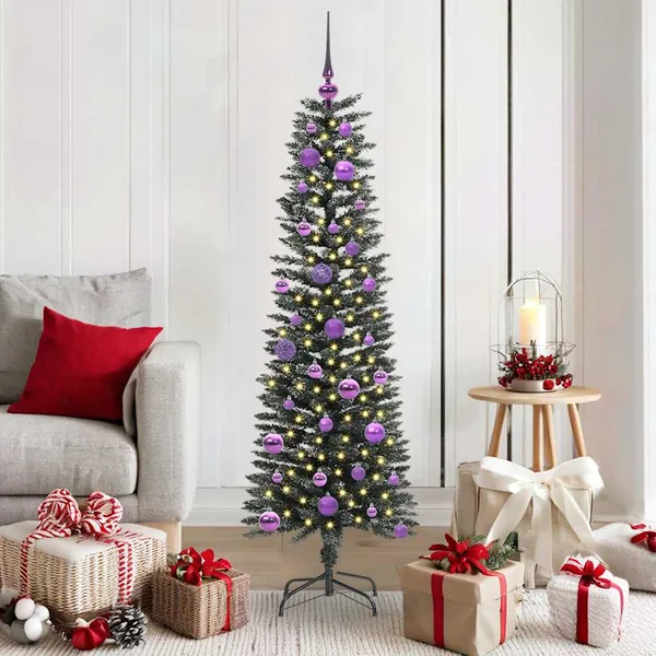 Sapin de Noël artificiel Vert 150 cm PVC, plastique et acier