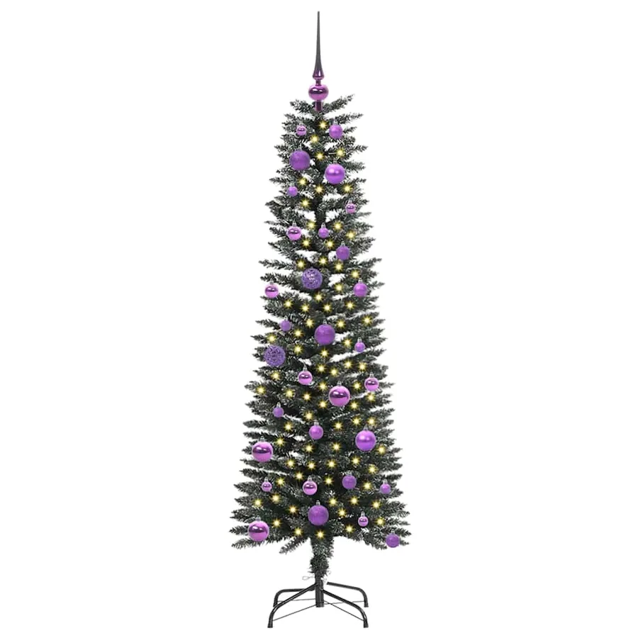 Sapin de Noël artificiel Vert 150 cm PVC, plastique et acier - 3