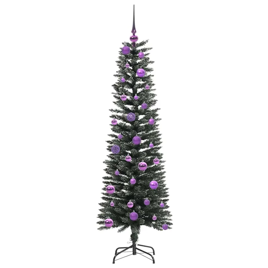 Sapin de Noël artificiel Vert 150 cm PVC, plastique et acier - 4