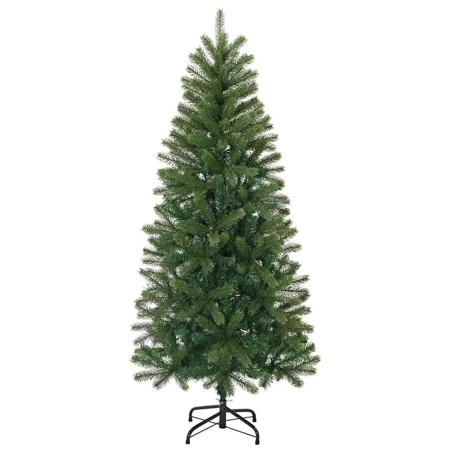 Sapin de Noël artificiel avec 150 LED Vert 150 cm PE et PVC - 5