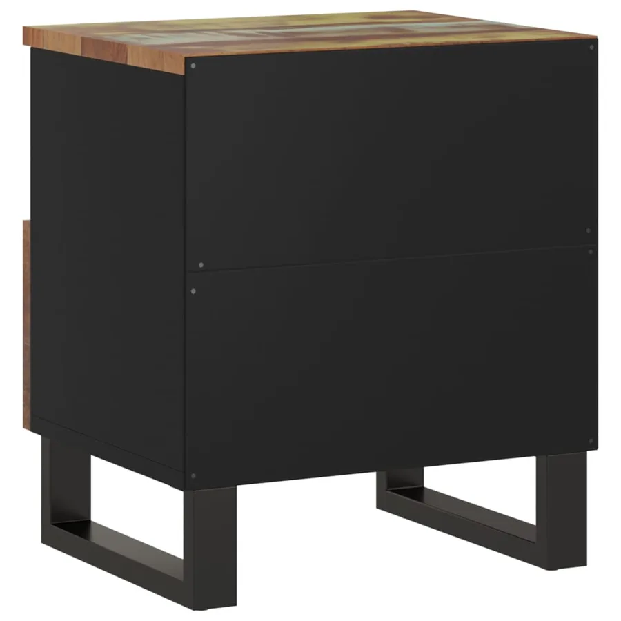 Tables de chevet 2 pcs Bois de récupération et d'ingénierie - 6