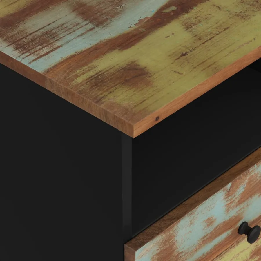 Tables de chevet 2 pcs Bois de récupération et d'ingénierie - 7