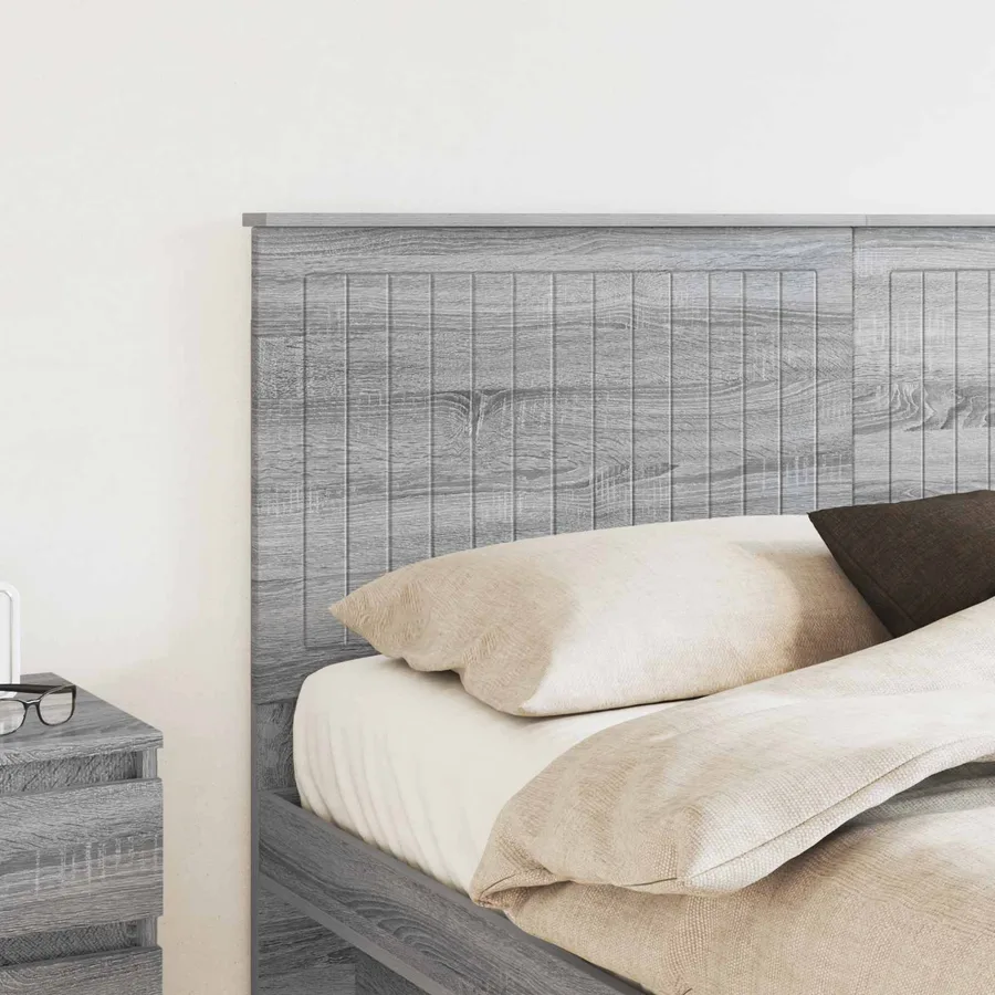 Tête de lit Gris Sonoma 160 cm Bois d'ingénierie - 3