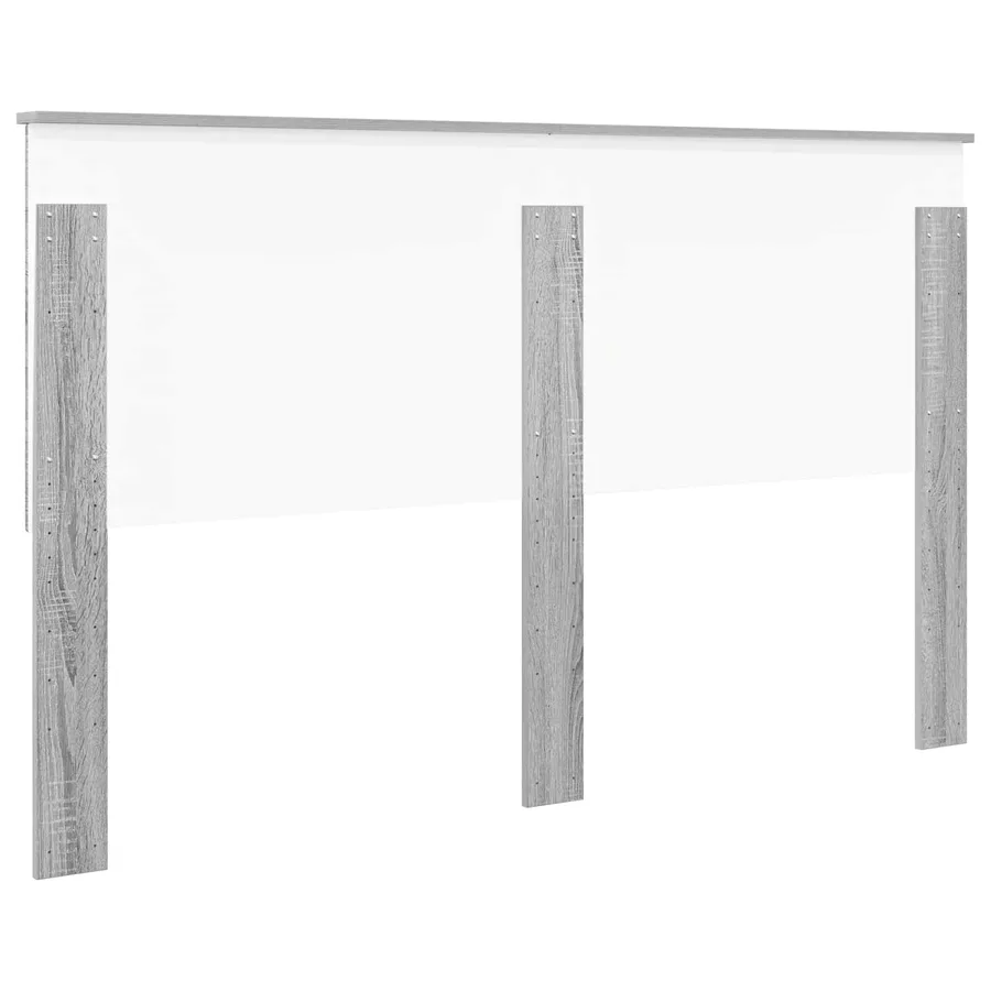Tête de lit Gris Sonoma 160 cm Bois d'ingénierie - 6