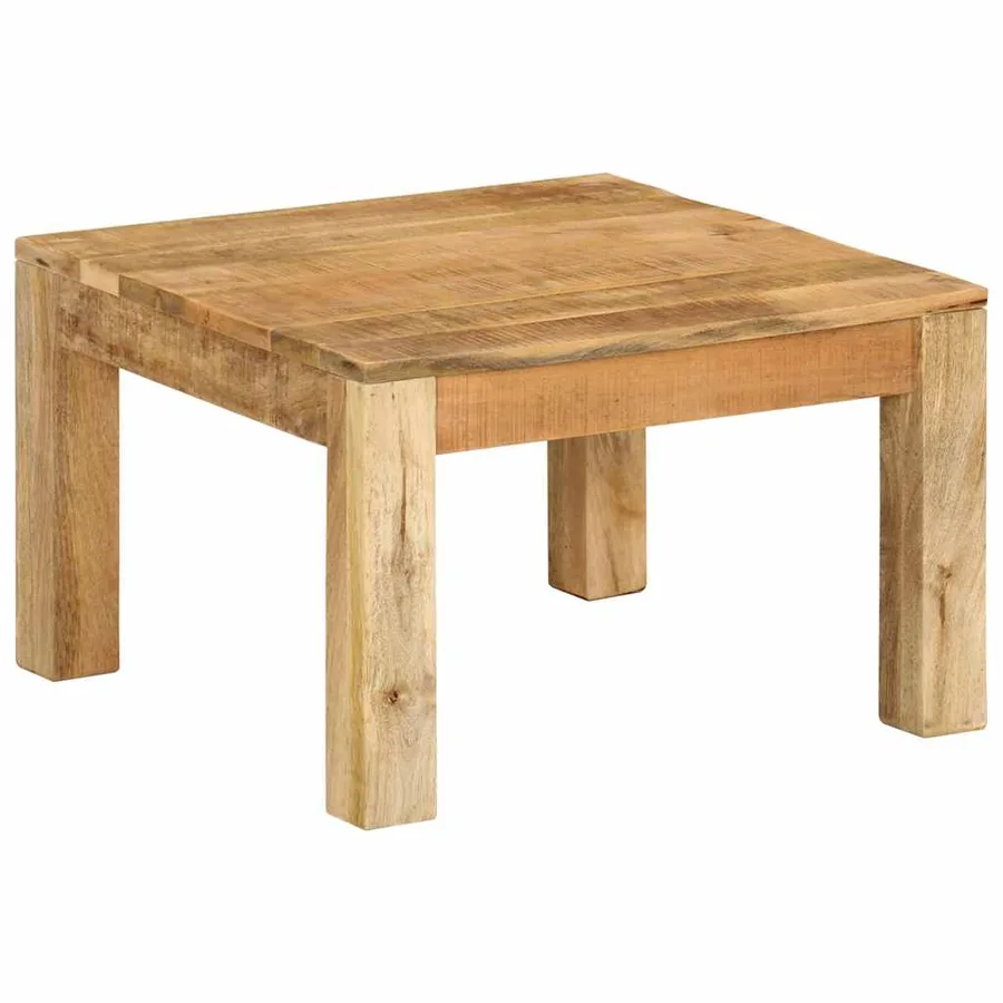Table basse 55x55x35 cm Bois de manguier massif - 12