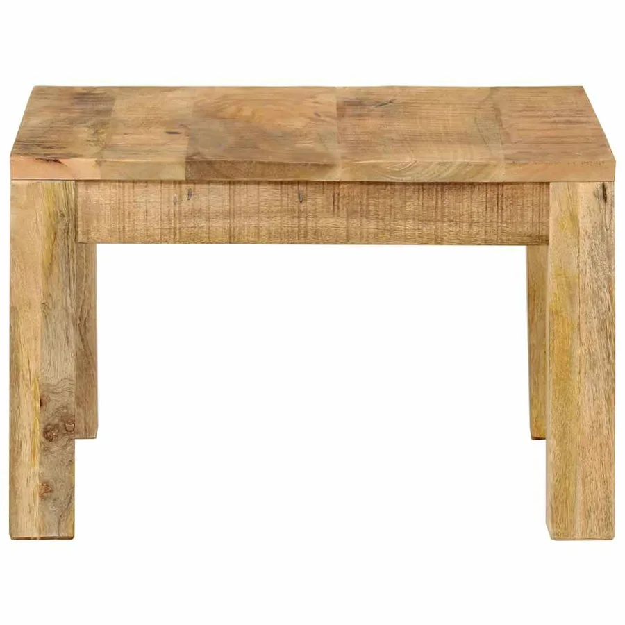 Table basse 55x55x35 cm Bois de manguier massif - 2