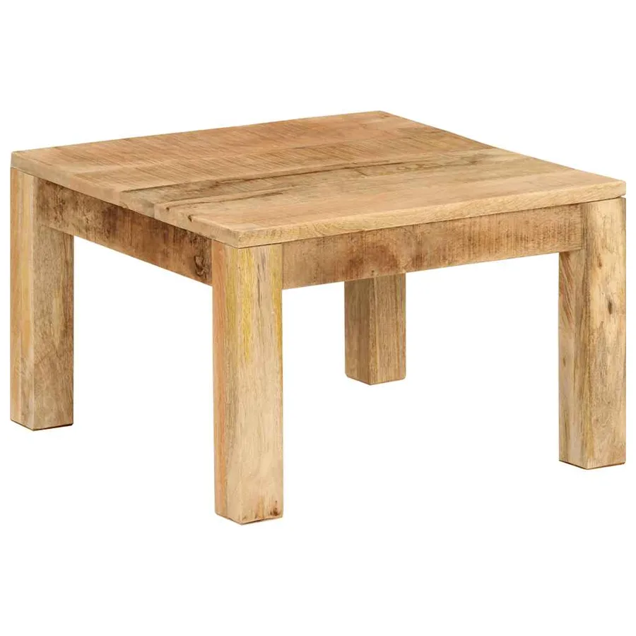 Table basse 55x55x35 cm Bois de manguier massif - 9