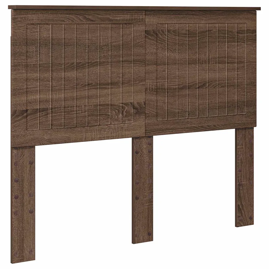 Tête de lit Chêne brun 120 cm Bois d'ingénierie - 2